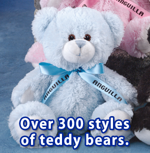 11" blue colored Tumbles Teddy Bear.